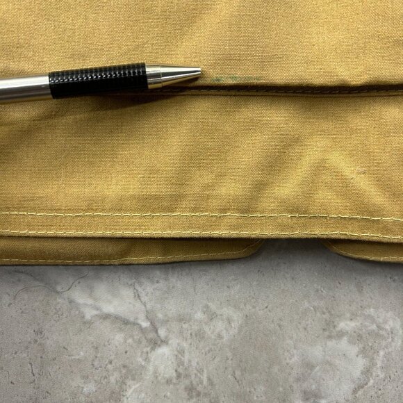 90s Vintage Filson Hunting Vest Mens Large Half Moon Waterfowl Waxed Canvas - Picture 13 of 16